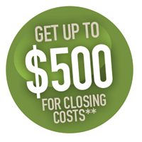 get up to 500 for closing costs