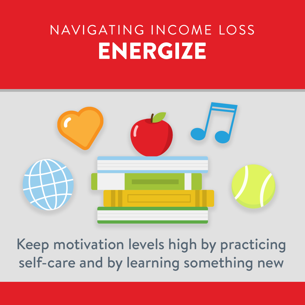 Keep motivation levels high by practicing self-care and by learning something new.