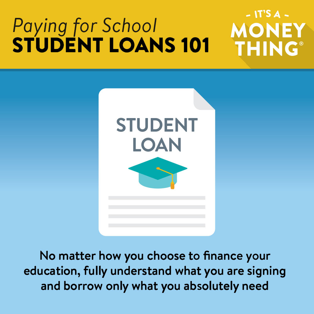 Student Loans: No matter how you choose to finance your education, it's best to only borrow what you absolutely need.  