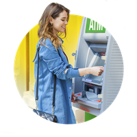 Access a network of 80,000 ATMs Access a network of 80,000 ATMs
