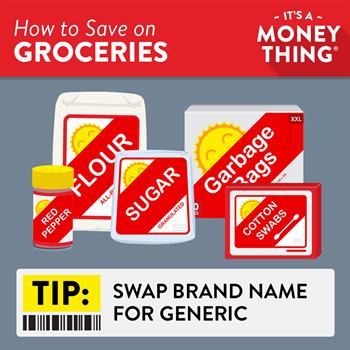 Save on Groceries: Swap Branch Name for Generic